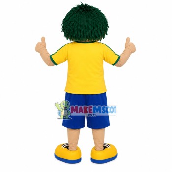 Play Boy With Messy Haircut Mascot Costume