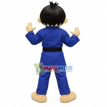 Skillful Aikido Boy Mascot Costume Skillful Aikido Boy Mascot Costume