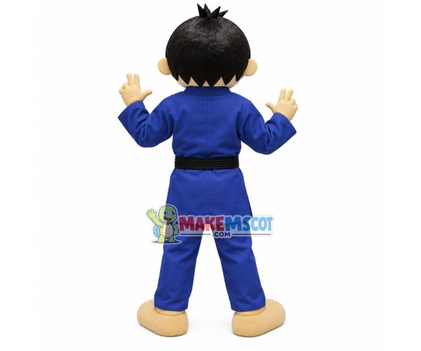 Skillful Aikido Boy Mascot Costume Skillful Aikido Boy Mascot Costume