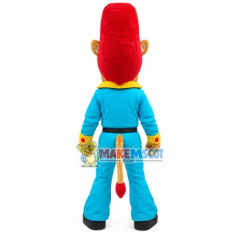 Singing Red-haired Rock Lion Mascot Costume Singing Red-haired Rock Lion Mascot Costume