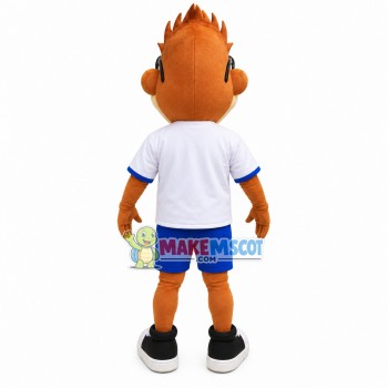 Spectacled Barring Teeth Monkey Mascot Costume Spectacled Barring Teeth Monkey Mascot Costume