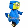 Mirroring System Robot With Wheels Mascot Costume