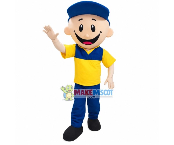 Logistics Boy of The Airport Mascot Costume Logistics Boy of The Airport Mascot Costume