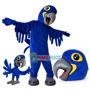 Detailed Parrot of Secure Communication Mascot Costume Detailed Parrot of Secure Communication Mascot Costume