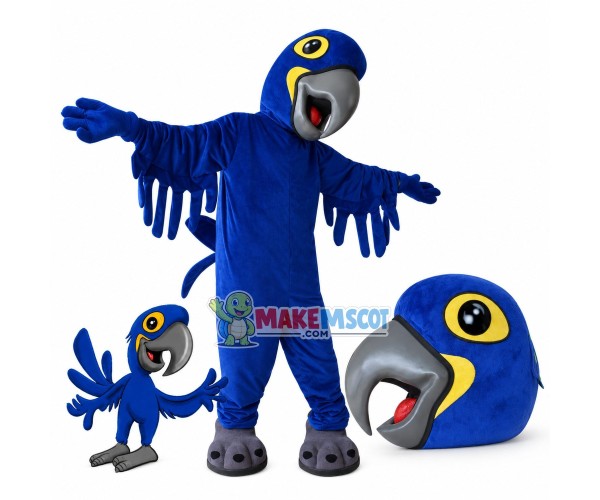 Detailed Parrot of Secure Communication Mascot Costume Detailed Parrot of Secure Communication Mascot Costume