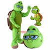 Slowly Standing Green Turtle Mascot Costume