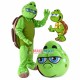 Slowly Standing Green Turtle Mascot Costume Slowly Standing Green Turtle Mascot Costume