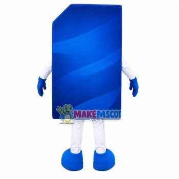 Italy Blue Calling Card Mascot Costume Italy Blue Calling Card Mascot Costume