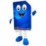 Italy Blue Calling Card Mascot Costume