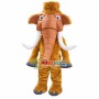 Brown Mammoth With Raised Forelimbs Mascot Costume