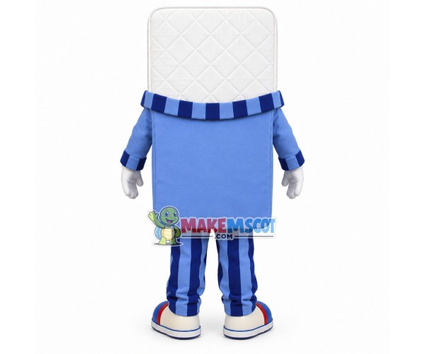 Comfortable Mattress Wrapped In pajama Mascot Costume Comfortable Mattress Wrapped In pajama Mascot Costume