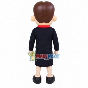 Kind The Short Hair Crew Chief Mascot Costume Kind The Short Hair Crew Chief Mascot Costume