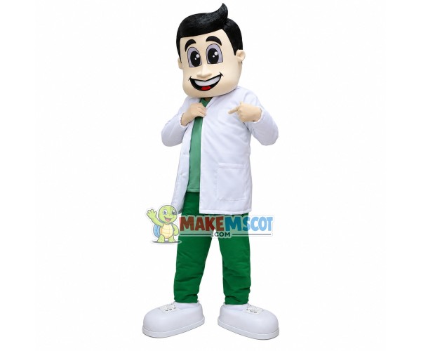Professional Data Analyst Mascot Costume Professional Data Analyst Mascot Costume