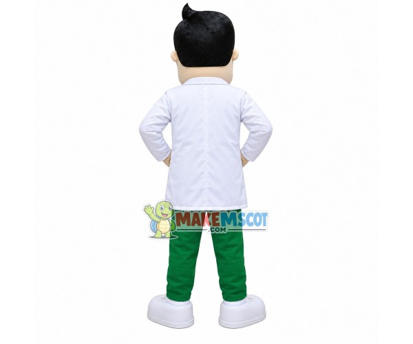 Professional Data Analyst Mascot Costume Professional Data Analyst Mascot Costume