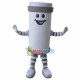 Large-capacity White Vacuum Flask Mascot Costume Large-capacity White Vacuum Flask Mascot Costume
