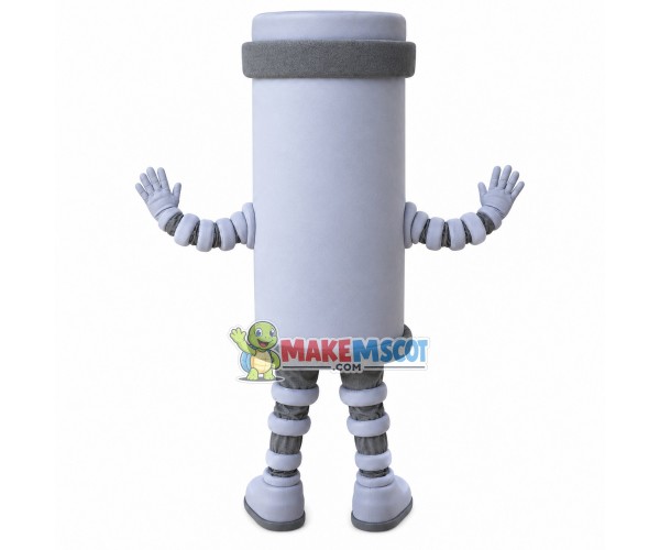 Large-capacity White Vacuum Flask Mascot Costume Large-capacity White Vacuum Flask Mascot Costume