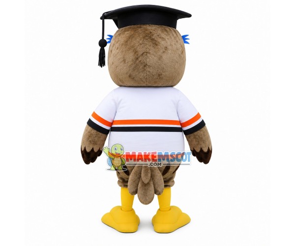 The Knowledgeable Doctor Owl Mascot Costume The Knowledgeable Doctor Owl Mascot Costume