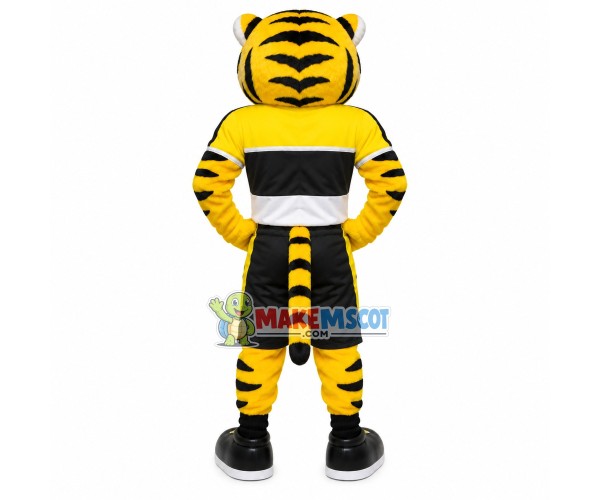 Fighting Muscular Tiger With Fierce Look Mascot Costume Fighting Muscular Tiger With Fierce Look Mascot Costume