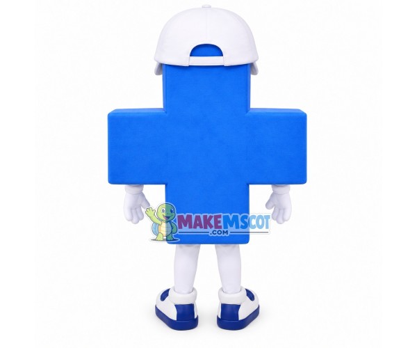 Cartoon Blue Cross Doll Mascot Costume Cartoon Blue Cross Doll Mascot Costume