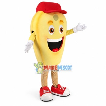 Yellow Capacitor of Electronic Component Mascot Costume Yellow Capacitor of Electronic Component Mascot Costume