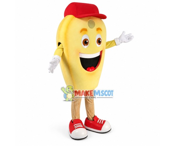 Yellow Capacitor of Electronic Component Mascot Costume Yellow Capacitor of Electronic Component Mascot Costume