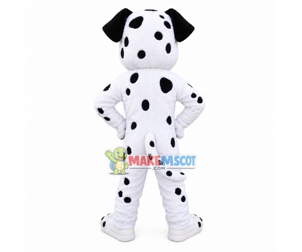Loving Dalmatian With Drooping Ears Mascot Costume Loving Dalmatian With Drooping Ears Mascot Costume