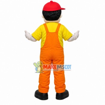 Preschooler With Developmental Thinking Mascot Costume Preschooler With Developmental Thinking Mascot Costume