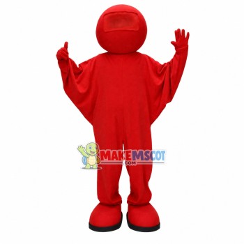 Red Flying Doll Mascot Costume for Anniversary