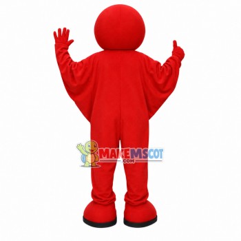 Red Flying Doll Mascot Costume for Anniversary Red Flying Doll Mascot Costume for Anniversary