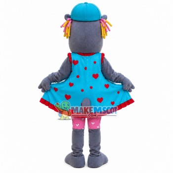 Elegant Lady The Slim Sea Lion Mascot Costume Elegant Lady The Slim Sea Lion Mascot Costume