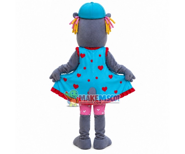 Elegant Lady The Slim Sea Lion Mascot Costume Elegant Lady The Slim Sea Lion Mascot Costume