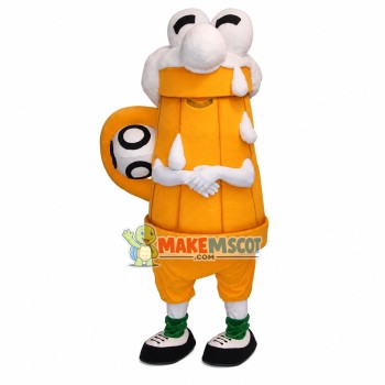 Overflowing Wooden Beer Mug Mascot Costume
