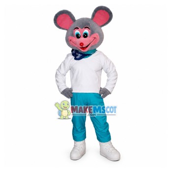 Security Guard Mouse of Ski Resort Mascot Costume