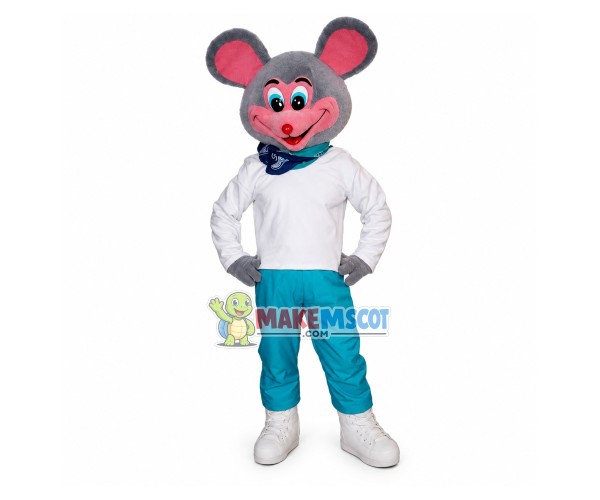 Security Guard Mouse of Ski Resort Mascot Costume Security Guard Mouse of Ski Resort Mascot Costume