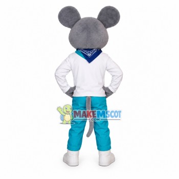 Security Guard Mouse of Ski Resort Mascot Costume Security Guard Mouse of Ski Resort Mascot Costume