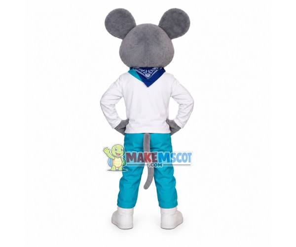 Security Guard Mouse of Ski Resort Mascot Costume Security Guard Mouse of Ski Resort Mascot Costume