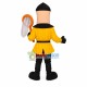 Big Nose Doll Holding Fishing Net Mascot Costume Big Nose Doll Holding Fishing Net Mascot Costume