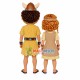 Affectionate Young Prince Couple Mascot Costume Affectionate Young Prince Couple Mascot Costume