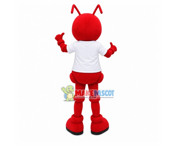 Red Ant of Charitable Organization Mascot Costume Red Ant of Charitable Organization Mascot Costume