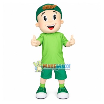 Meaningful Boy of Medical Product Manufacturer Mascot Costume