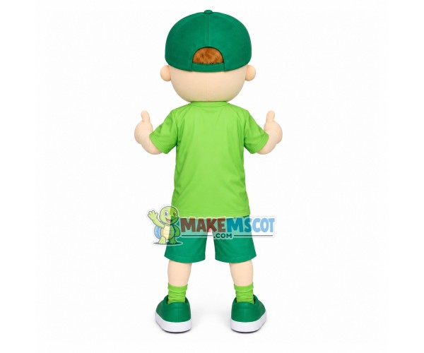 Meaningful Boy of Medical Product Manufacturer Mascot Costume Meaningful Boy of Medical Product Manufacturer Mascot Costume