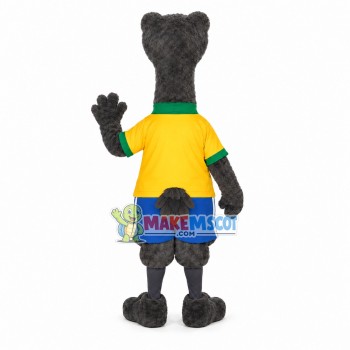 Nervous Grey Duck Player Mascot Costume Nervous Grey Duck Player Mascot Costume