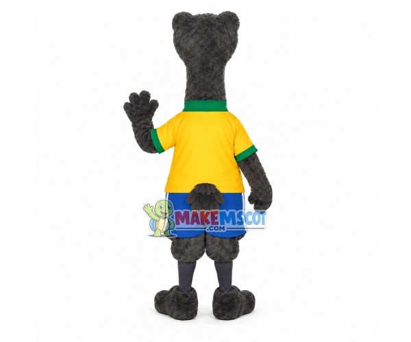 Nervous Grey Duck Player Mascot Costume Nervous Grey Duck Player Mascot Costume