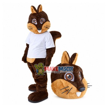 Christmas Atmospheric Squirrel Mascot Costume Christmas Atmospheric Squirrel Mascot Costume