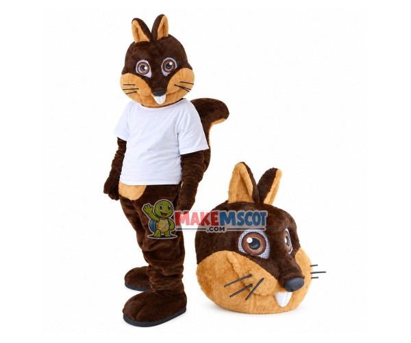 Christmas Atmospheric Squirrel Mascot Costume Christmas Atmospheric Squirrel Mascot Costume