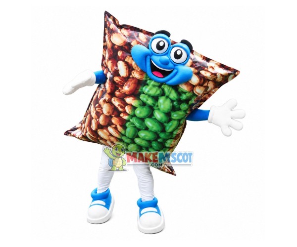 Pack of Seeds Cartoon Mascot Costume Pack of Seeds Cartoon Mascot Costume