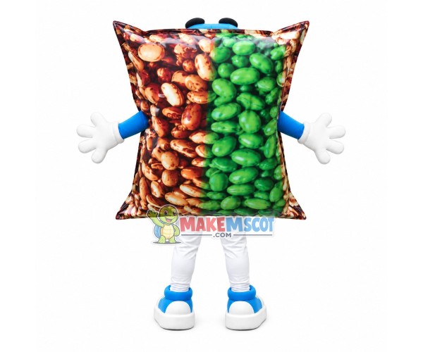 Pack of Seeds Cartoon Mascot Costume Pack of Seeds Cartoon Mascot Costume