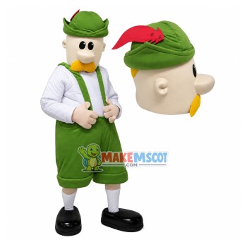 Artistic Foreign Performer Mascot Costume