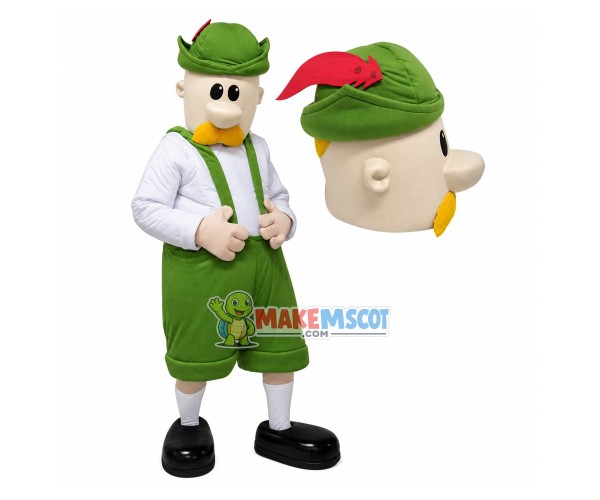 Artistic Foreign Performer Mascot Costume
