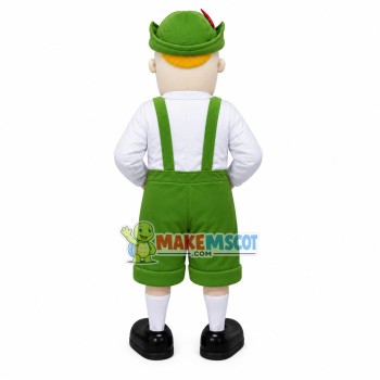 Artistic Foreign Performer Mascot Costume